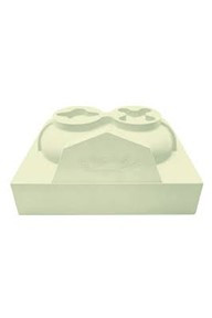 بلوک فوم پلیاورتان ebazell 160 به رنگ سبز روشن، با چگالی متوسط و ساختار ریز، ایدهآل برای مدلسازی و هنر.